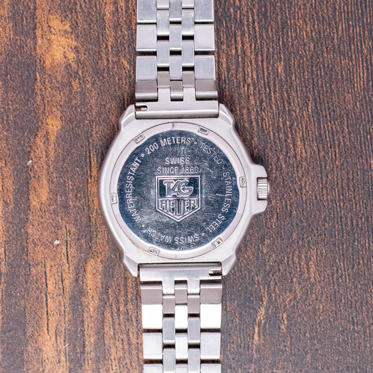 1990s TAG Heuer Professional Formula 1 White/Blue 35mm WA1219