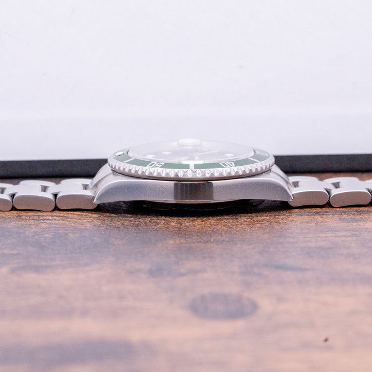 Factory Stickered 2007 Rolex Submariner "Kermit" Green 16610LV