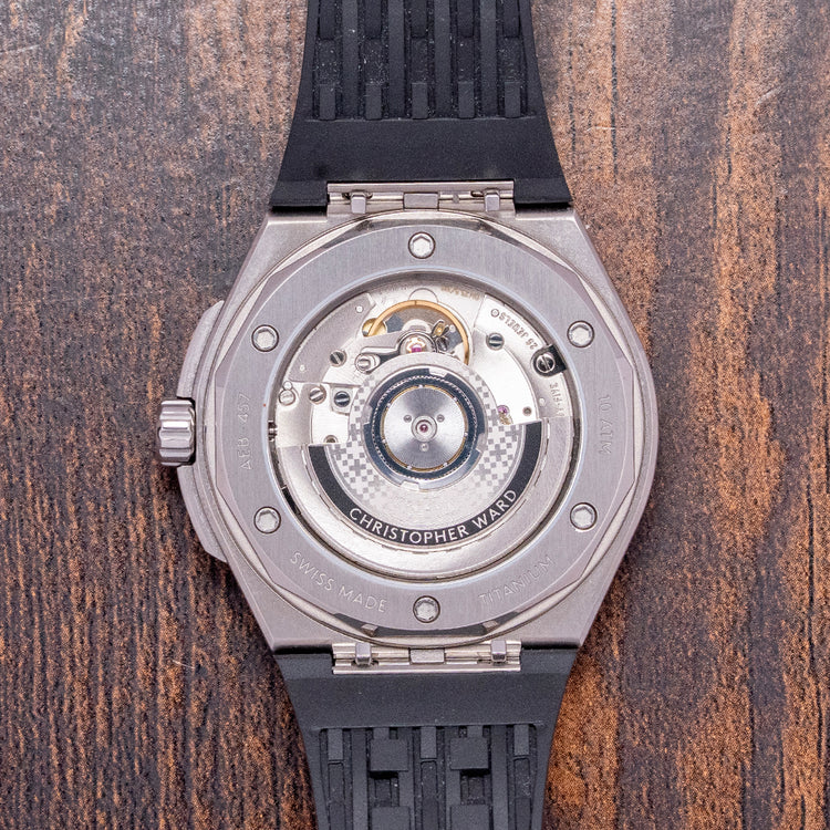 2025 Christopher Ward Twelve Ti Aurora Green 40mm on Rubber