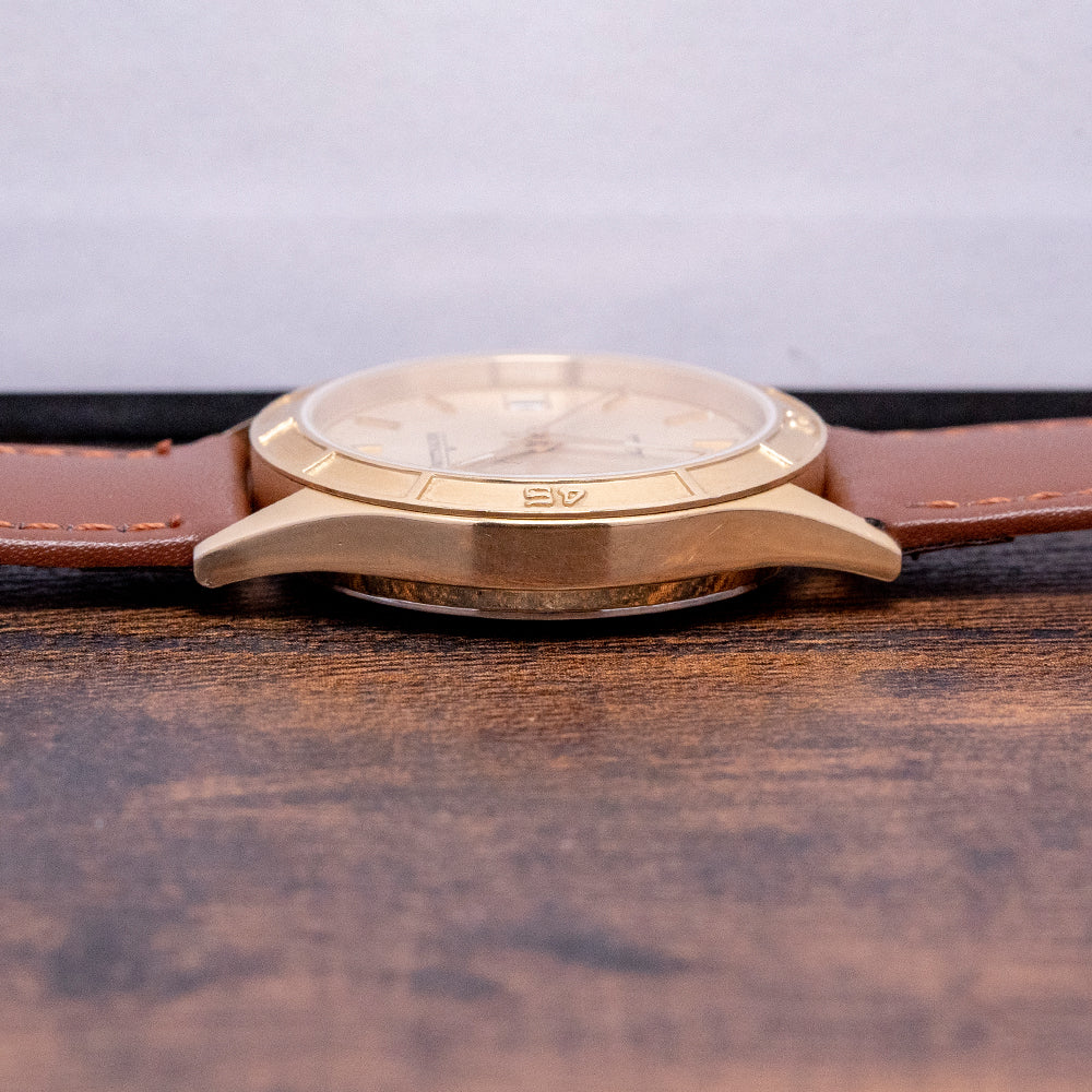 1990s Wittnauer Automatic ETA 2824-2 36mm Gold Plated