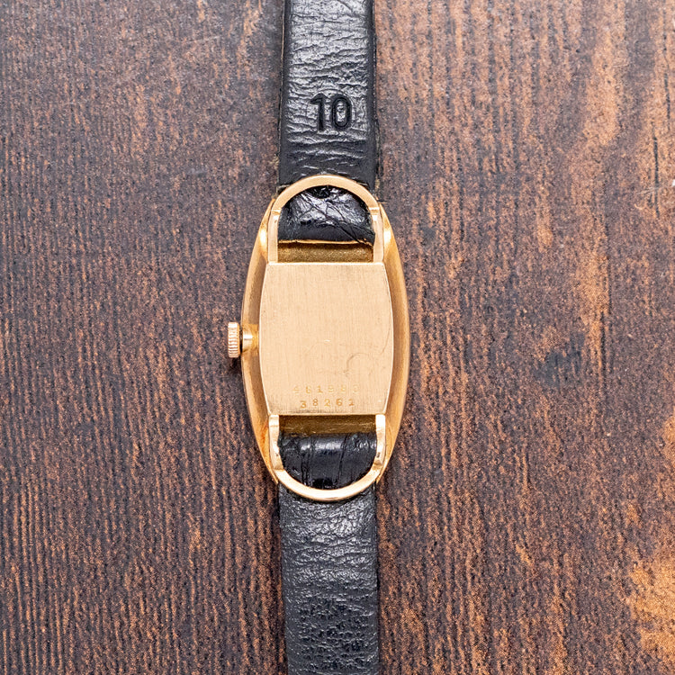 1970s Baume & Mercier 'Baignoire Allongée' 18ct Gold 38261