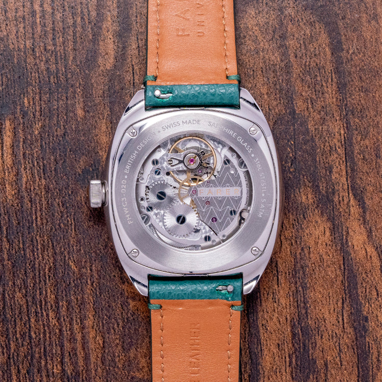 2022 Farer Mansfield Green Cushion Case 38.5mm