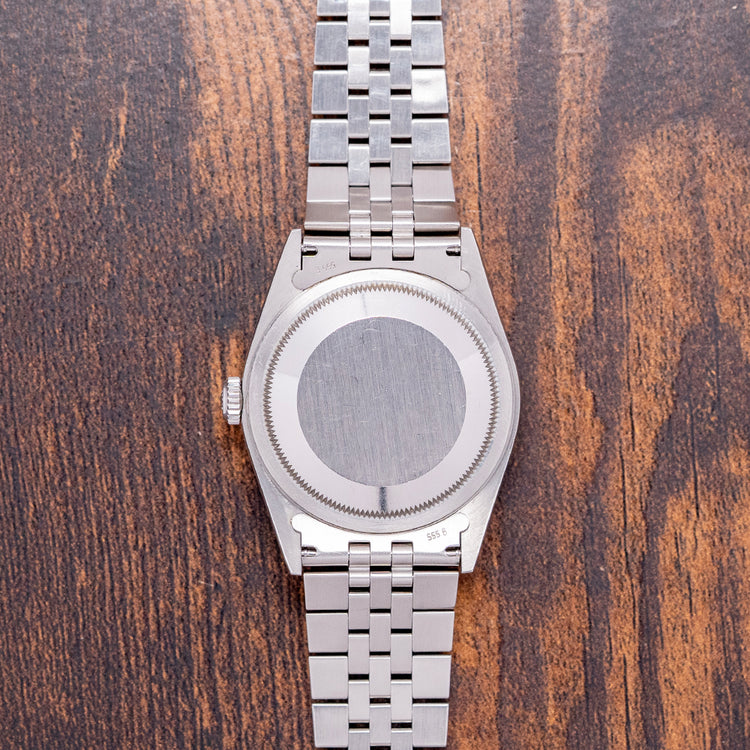 1995 Rolex Datejust 36mm White Tritium Roman Dial 16234