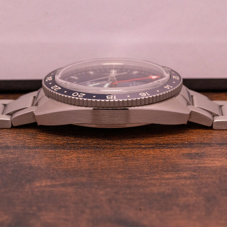 2020 Farer Charlton GMT Blue Dial & Bezel with Bracelet