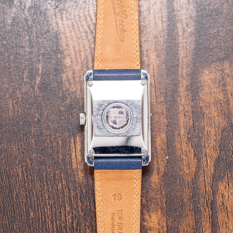 2000s Oris Automatic 'Tank' Pointer Date 26x38mm 7460