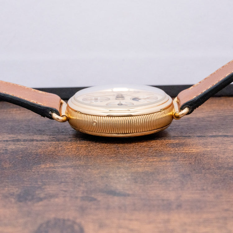 1980s Dubey & Schaldenbrand 18ct Triple Calendar Moonphase Chronograph