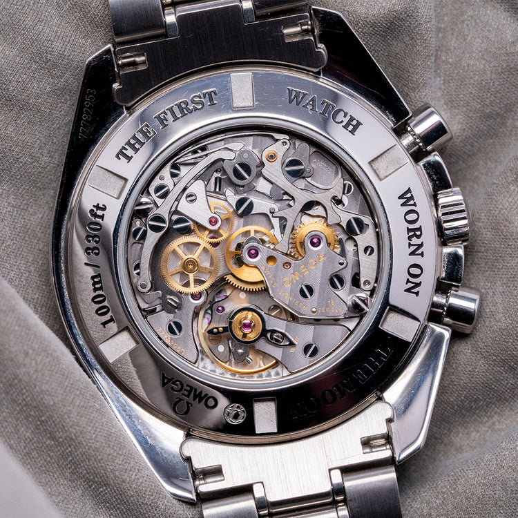 2019 Omega Speedmaster Moonphase Aventurine Dial 44mm