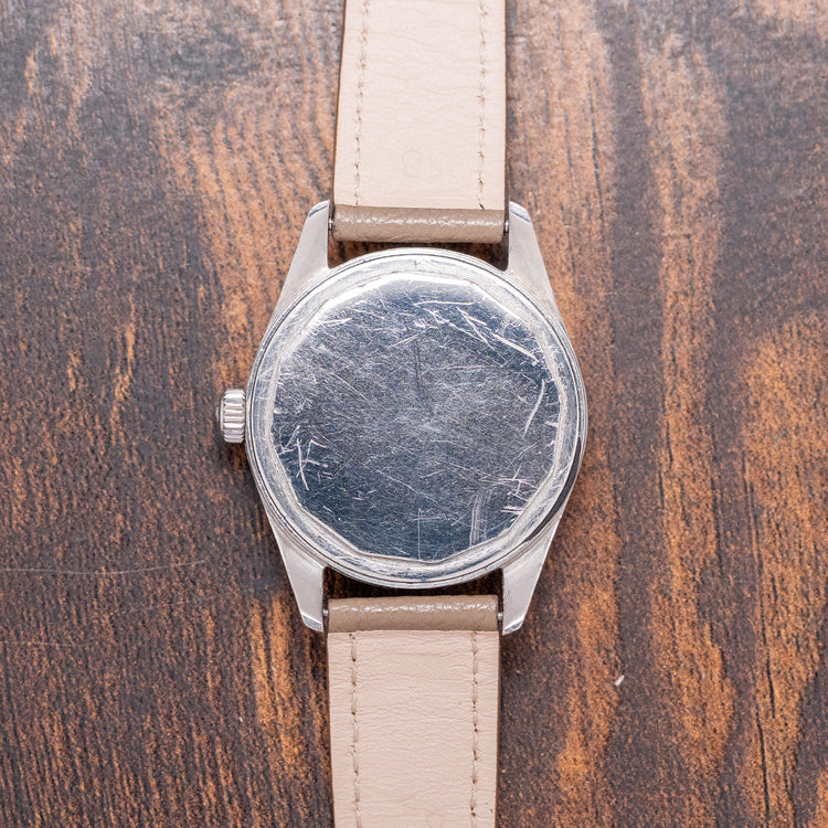 1959 Universal Geneve Polerouter Date Black Spider Dial 35.5mm