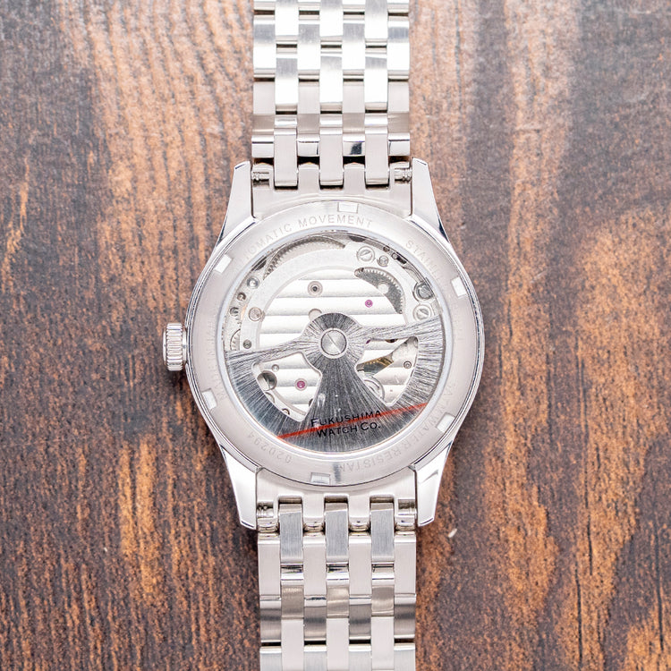 2025 Fukushima Watch Company Futaba Silver Auto 34mm