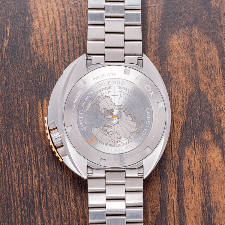 2016 Edox Hydro Sub North Pole Automatic Limited Edition