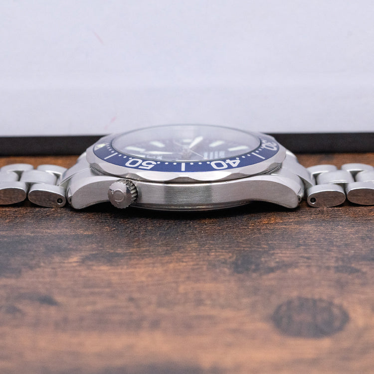 2014 Omega Seamaster 300M Automatic Electric Blue 41mm 2255.80