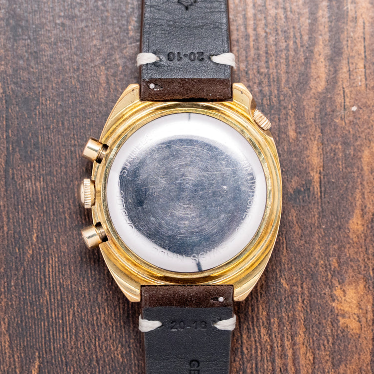 1970s Wakmann Automatic Chronograph Lemania 1341 42mm