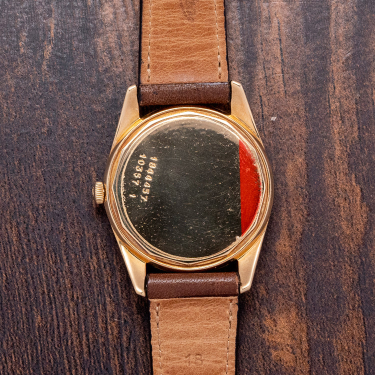 1956 Universal Geneve Polerouter Deluxe 18ct Gold 10357-1