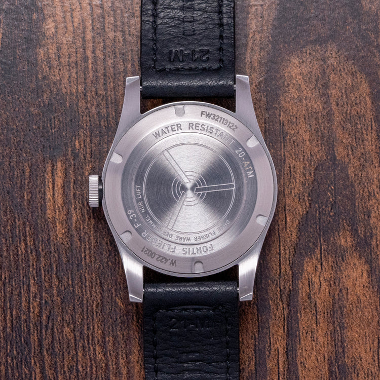 2021 Fortis Flieger F-39 Automatic 39mm Black Dial