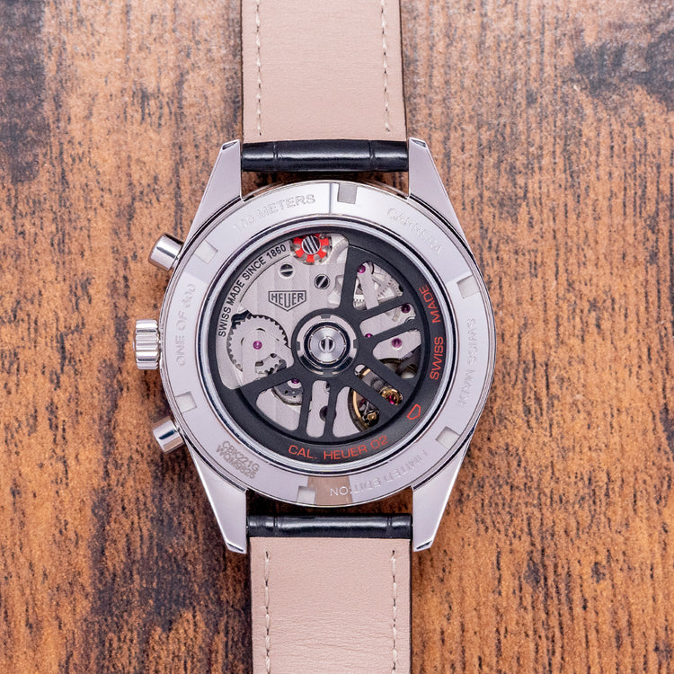 2022 TAG Heuer Carrera Chronograph Red Limited Ed 39mm