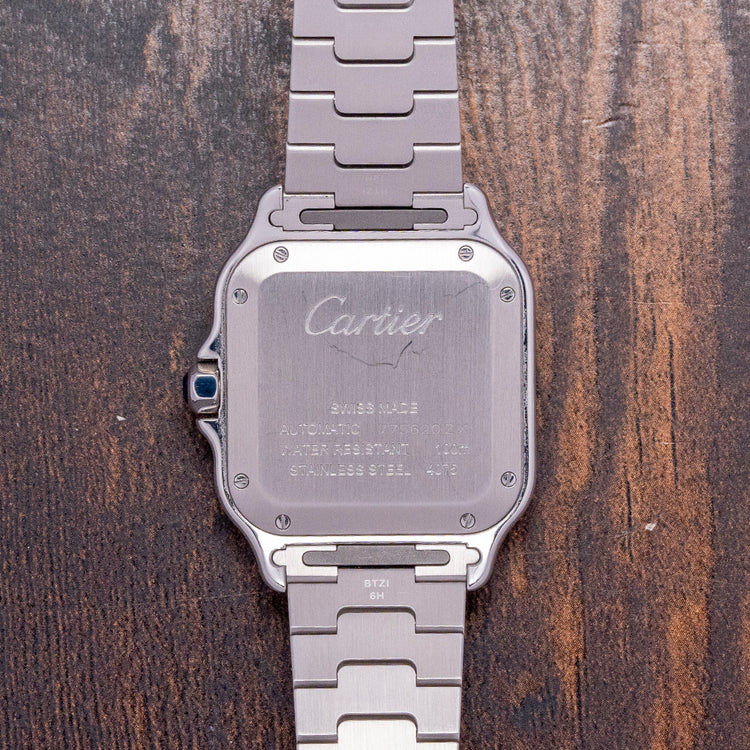 2022 Cartier Santos De Cartier Medium White 35mm WSSA0029