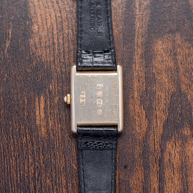 1977 Roy King 'Tank' Sterling Silver / Gold-Plated Mechanical 23x30.5mm