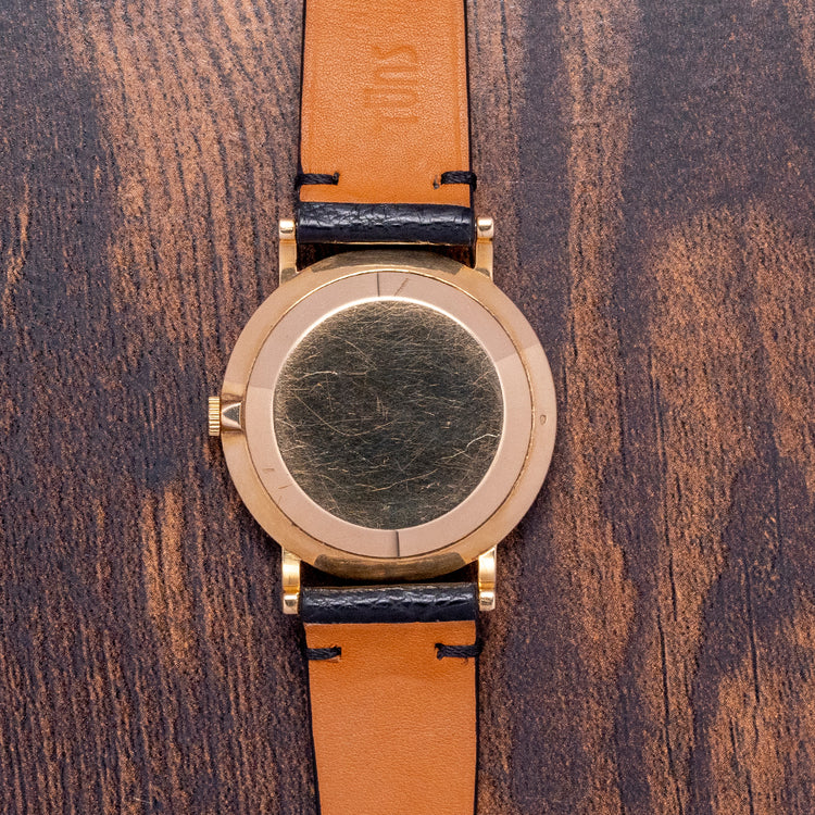 1954 Movado 'Gentleman' 18ct Yellow Gold 8423 With Box & Papers