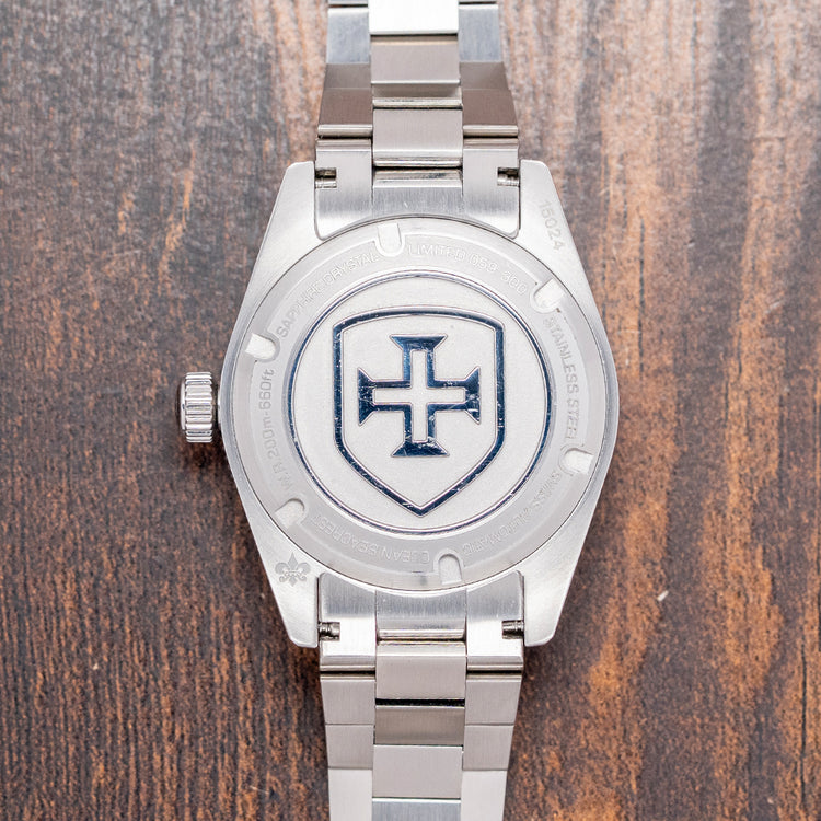 2025 Escudo Ocean Seacrest Preto Auto Black 39mm Diver