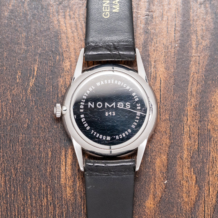 1996 Nomos Orion 35mm Manual Black Dial Early Ref 332