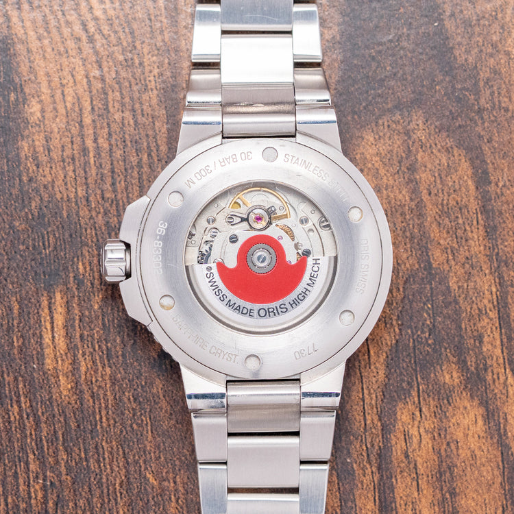 2018 Oris Aquis Date 43.5mm Blue Dial on Bracelet Automatic