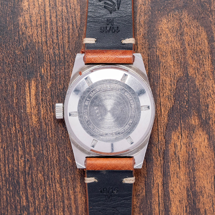 1960s Marc Nicolet Skin Diver Date Automatic ETA 2472 36mm