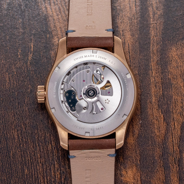 2024 Eterna Kontiki Bronze Diver 44mm Limited Edition Blue