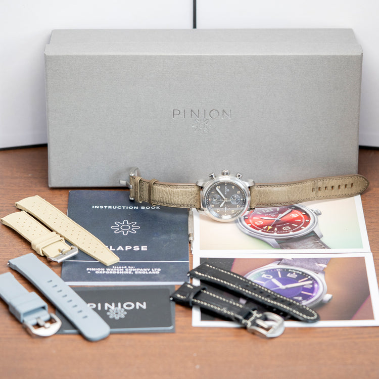 2025 Pinion Elapse 42mm Anthracite Grey Chronograph