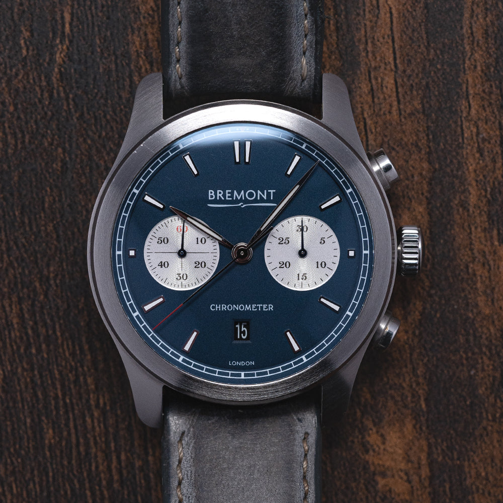 2018 Bremont AL1 C Chronograph Blue Automatic KibbleWatches