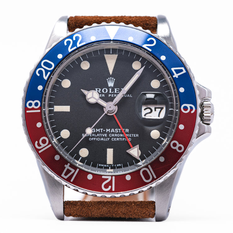 1972 Rolex GMT-Master "Pepsi" MK2 Matte Dial 1675