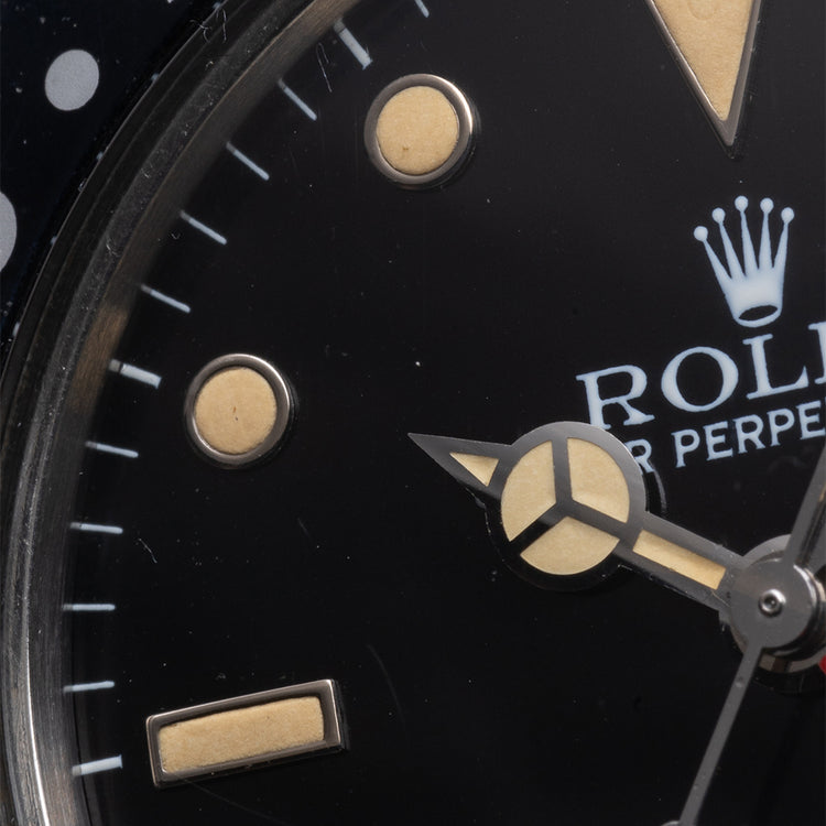 1984 Rolex GMT-Master Black Bezel Tritium 16750