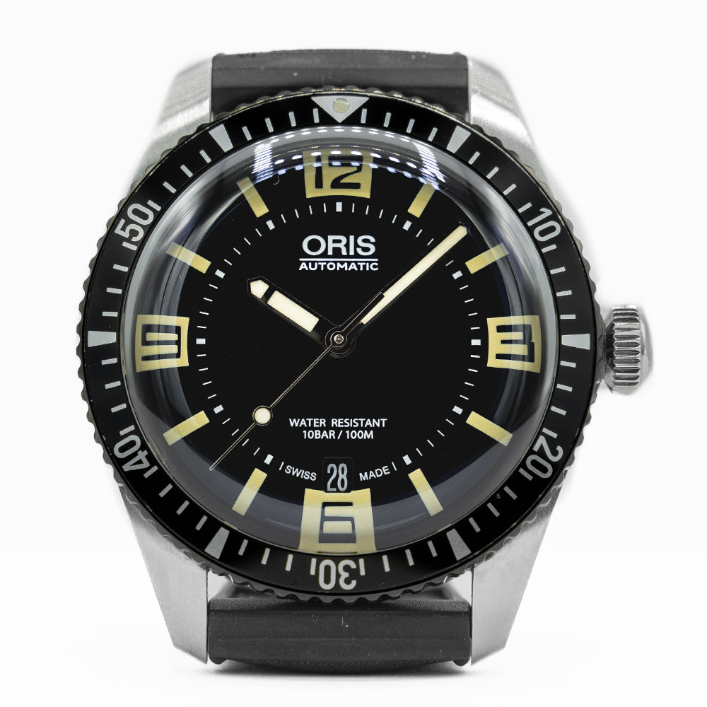 2017 Oris Divers Sixty-Five 40mm Black on Rubber