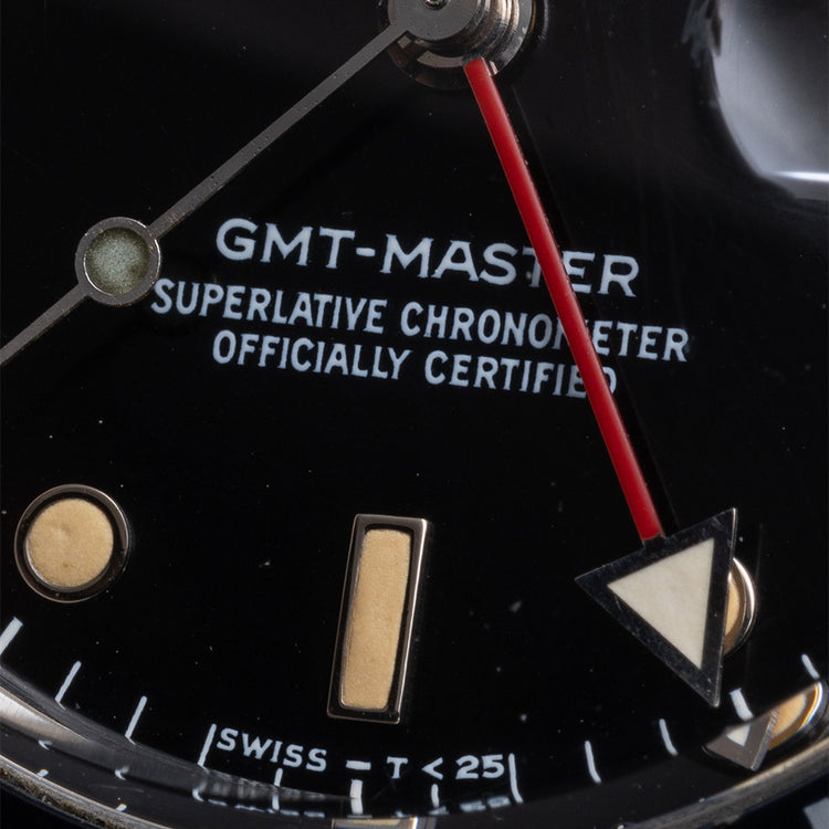 1984 Rolex GMT-Master Black Bezel Tritium 16750