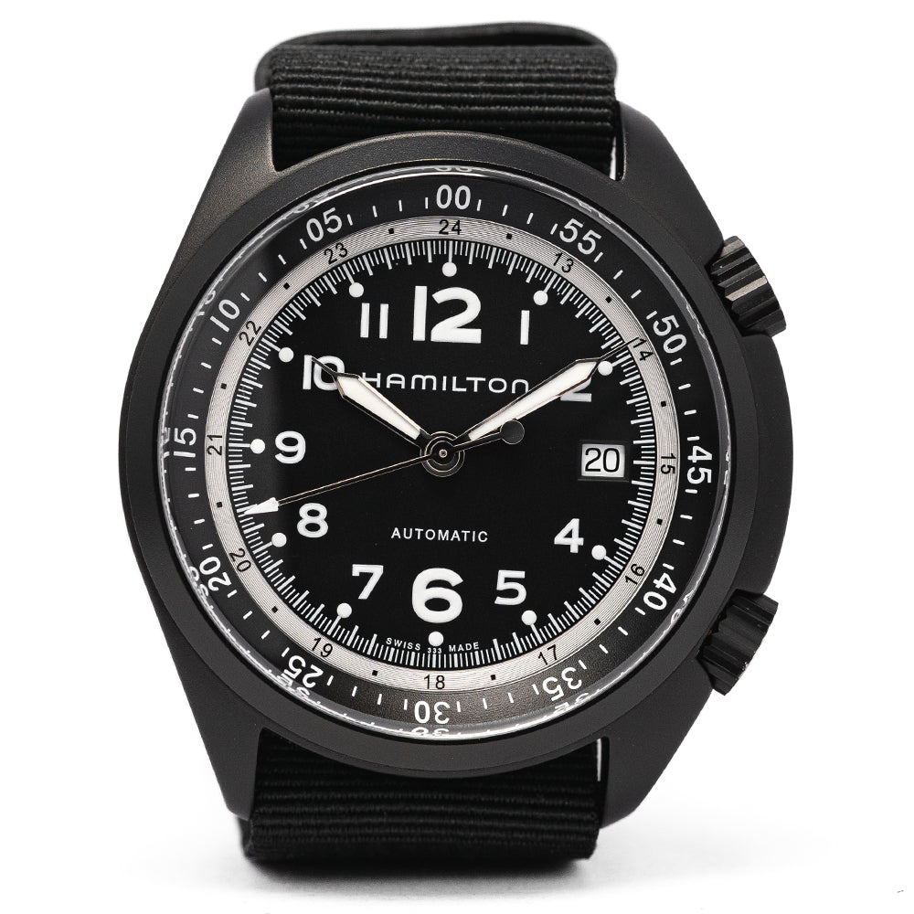 2022 Hamilton Aviation Automatic Aluminium Black