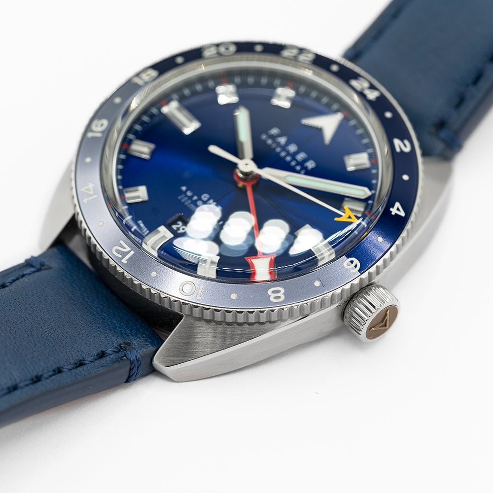 2020 Farer Charlton GMT Blue Dial & Bezel Automatic