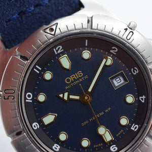 Oris Automatic Divers Blue Dial 7457 Mid-Size