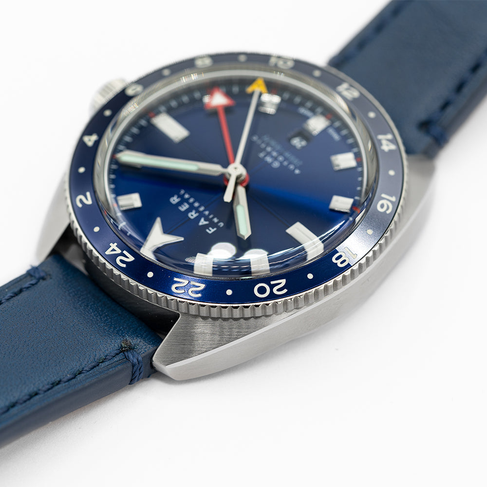 2020 Farer Charlton GMT Blue Dial & Bezel Automatic