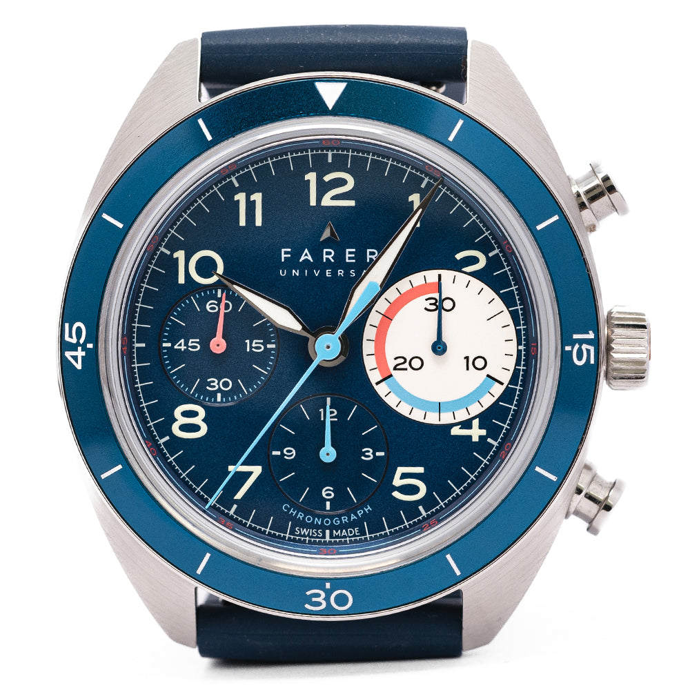 2020 Farer Cresta Hand-Wound Chronograph Blue