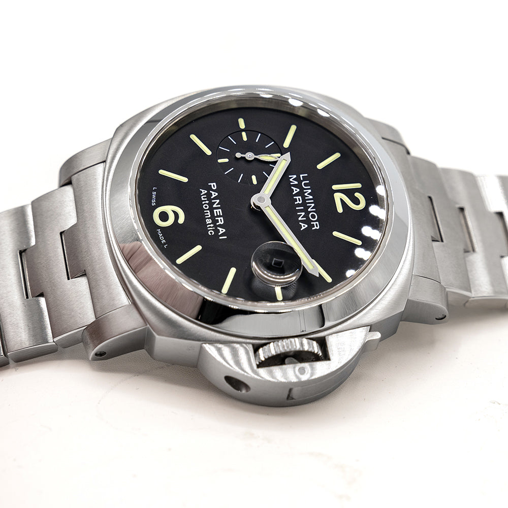 2012 Panerai Luminor Marina PAM299 on Bracelet KibbleWatches