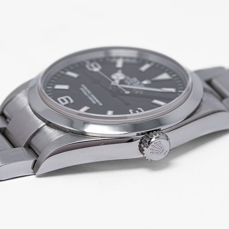 2001 Rolex Explorer 1 36mm 114270 on Bracelet K Serial