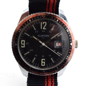 1970s Clinton Diver Style World-Timer