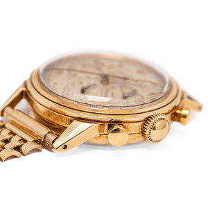 1950s Movado 95 Chronograph 14ct Gold 35mm FB Case