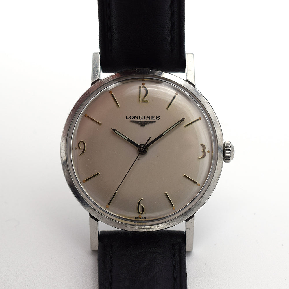 1958 Longines Manually Wound Art-Deco Numerals