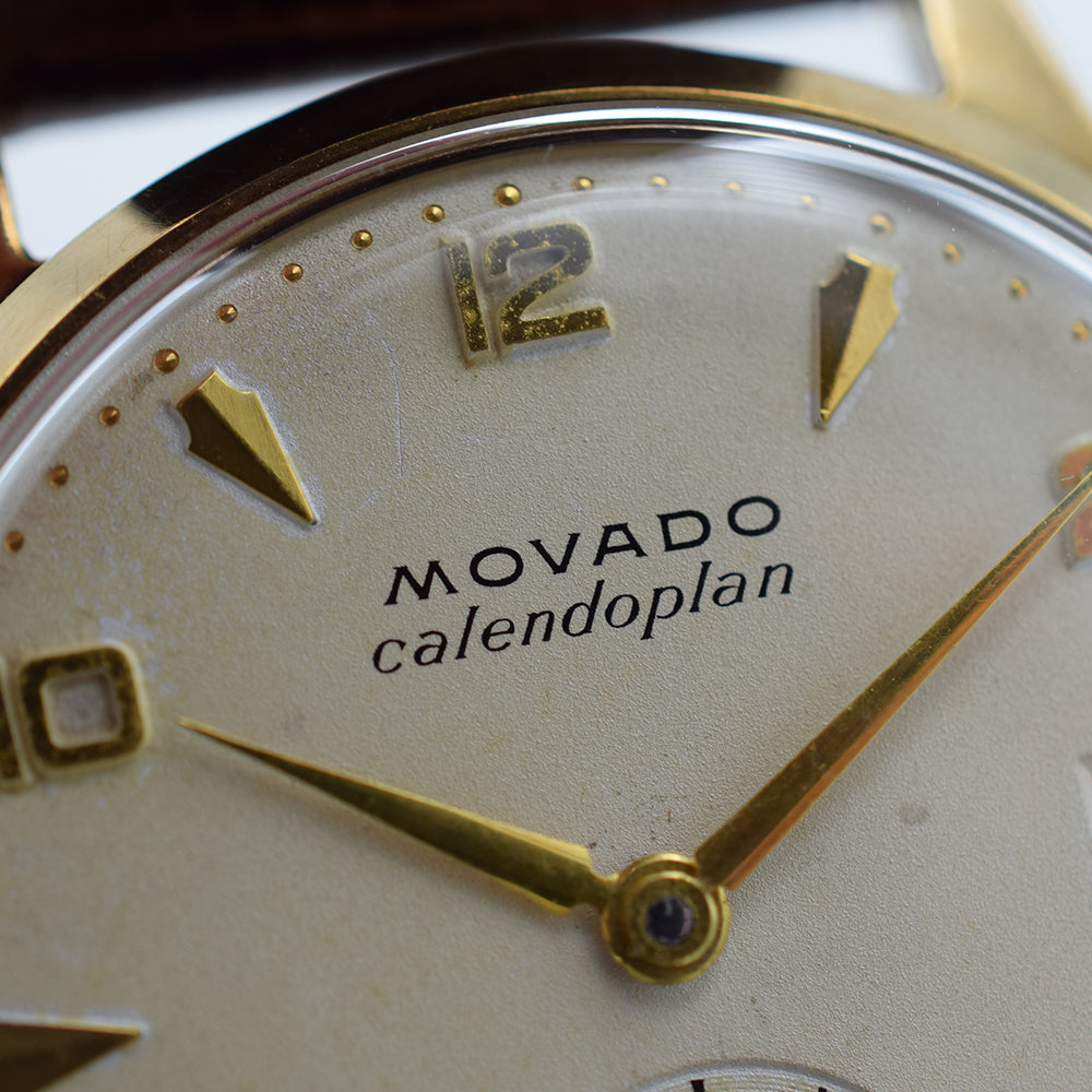 1953 Movado Calendoplan 9ct Gold