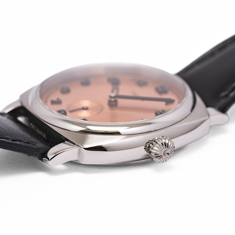 2020 Fears Brunswick Salmon Dial Exhibition Back