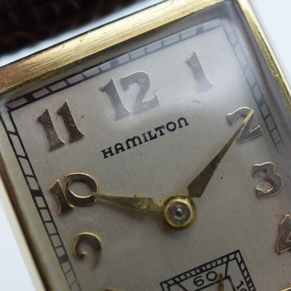 1943 Hamilton 14ct Gold "Cambridge" with Box