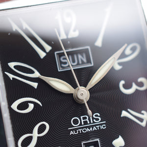 Oris Automatic Day/Date Rectangular Textured Dial 7525