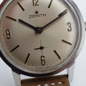 1965 Zenith Manually Wound "Explorer Dial" with Box