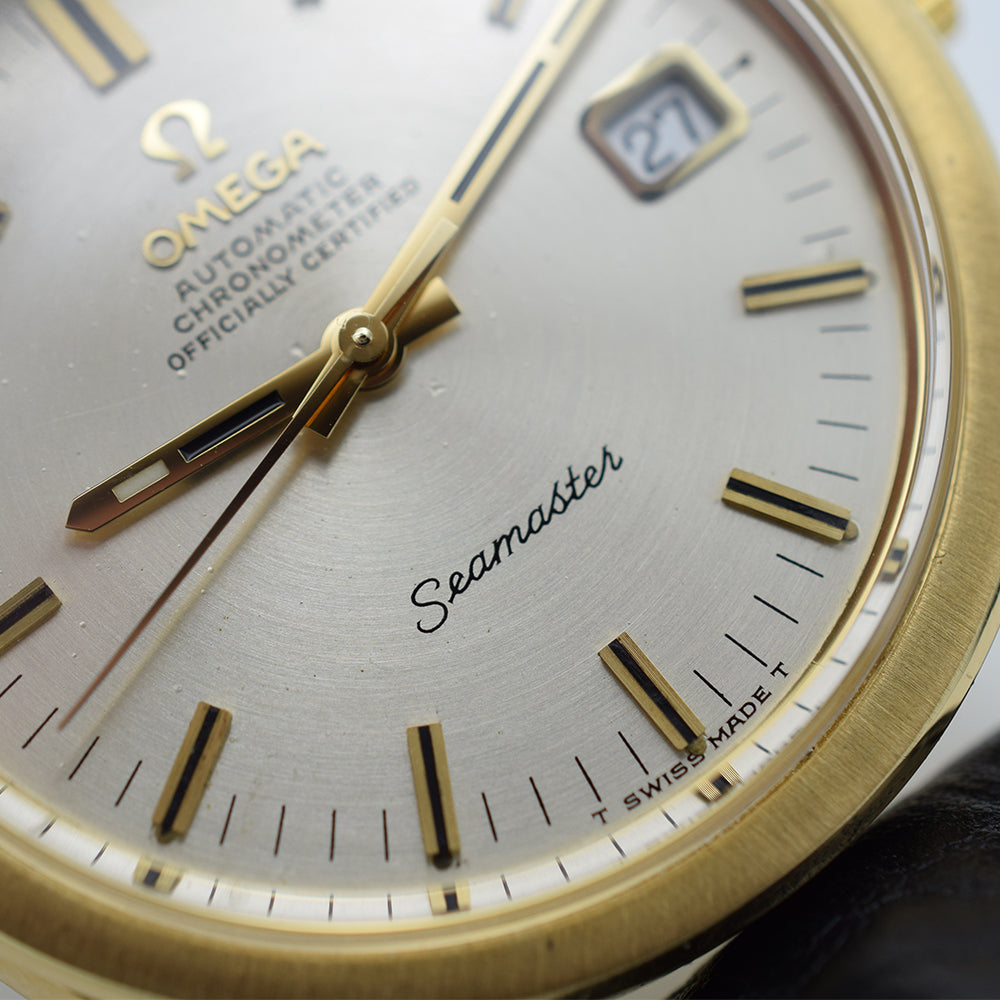 1968 18ct Omega Seamaster Chronometer Jumbo 168.022