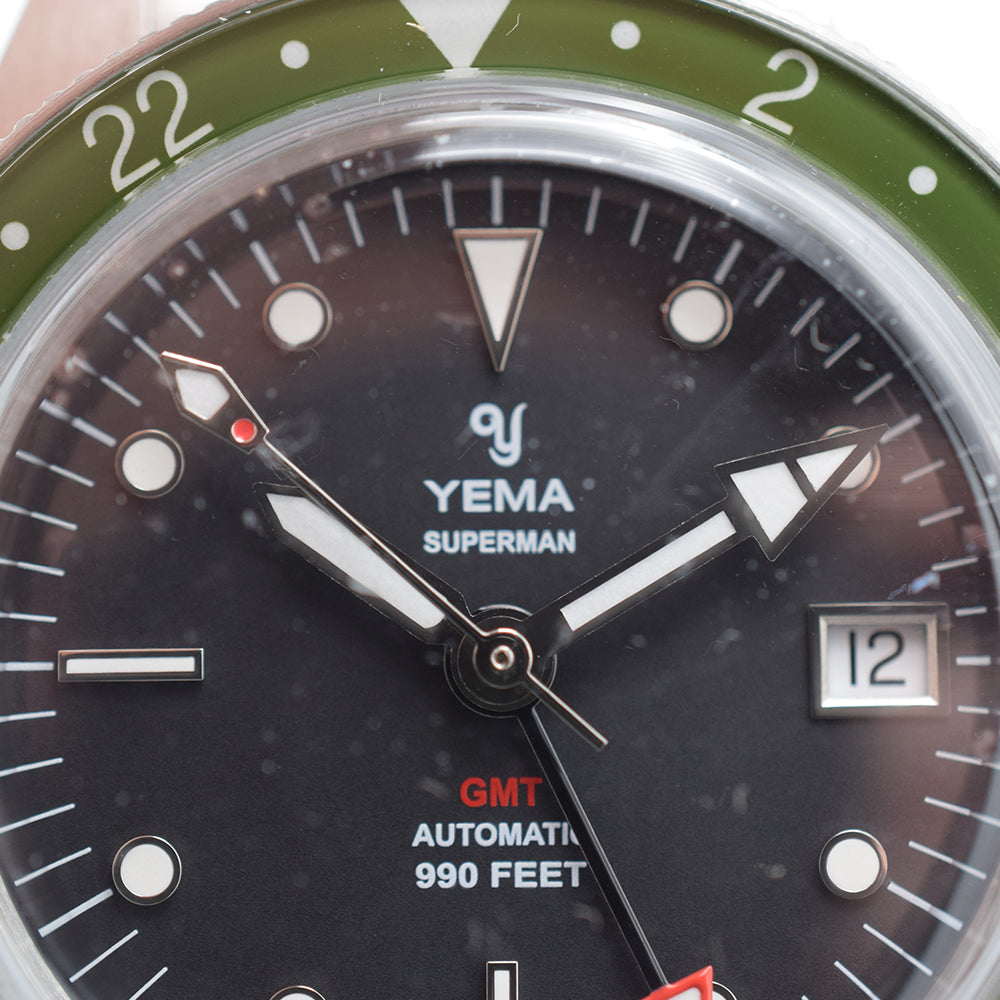 Yema Superman Heritage GMT Limited Edition "Khaki Green" Unworn